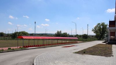 В школе Предгорного округа завершают строительство нового футбольного поля