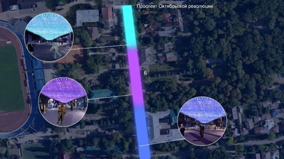 Новое «звёздное небо» появится в пешеходной зоне в Ставрополе