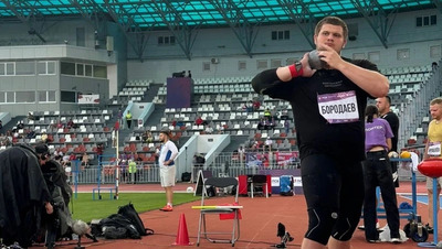 Ставропольский спортсмен Семён Бородаев стал чемпионов страны в толкании ядра