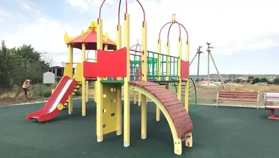 В селе на Ставрополье открыли детскую игровую площадку