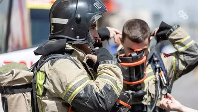 Магазин загорелся в Михайловске на площади 1,5 тыс. кв. метров
