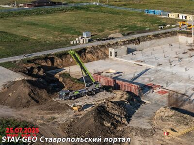 Ход строительства ЖК Первый, Литер 101, корпус 1 за - июль 2025