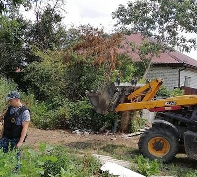 Участок приведен в надлежащее санитарное состояние после мер судебных приставов