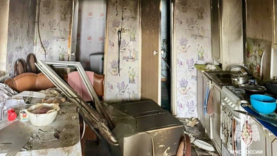 Пенсионерка оказалась запертой в горящем доме на Ставрополье