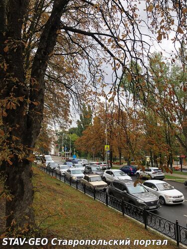 Краски сентября в районе сквера Декабристов.