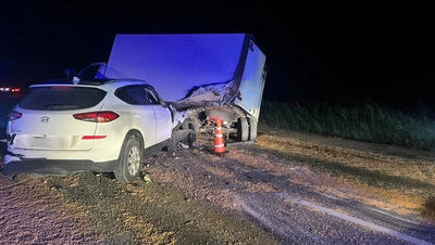 Несколько машин столкнулись на трассе на Ставрополье из-за рассыпавшегося гороха