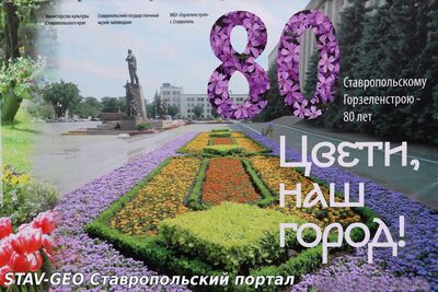 Баннерная выставка Цвети, наш город!