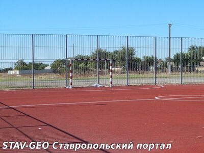 В селе Чернолесском Новоселицкого округа построили спортплощадку