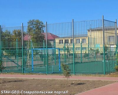 В Новоселицком округе обустроили футбольную площадку