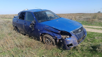 Подросток пострадал в перевернувшейся машине на Ставрополье