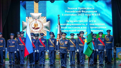 Президент РФ наградил Кавказский казачий полк на Ставрополье