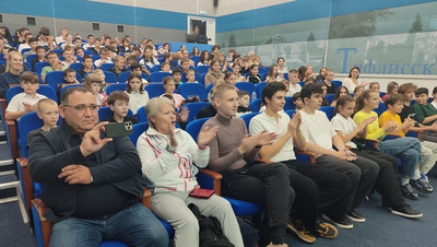 Юные спортсмены Ставрополья встретились с олимпийскими чемпионами