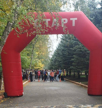 Соревнования по спортивному ориентированию на территории парка Победы среди учащихся школ города Ставрополя