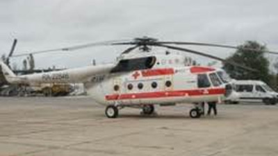 Санавиация доставила двух тяжелораненых в ДТП в Дагестане в стационары Махачкалы