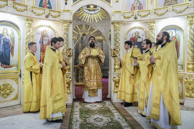 В день памяти апостола Фомы в Андреевском соборе города Ставрополя совершили Божественную литургию