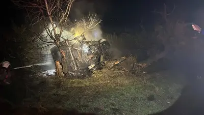 Водитель Mercedes погиб в загоревшемся авто на Ставрополье