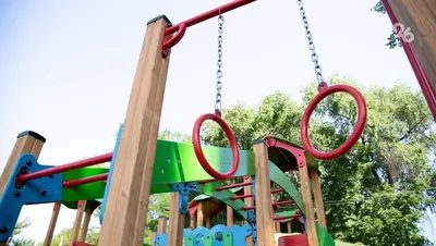 Новая детская площадка появилась в хуторе Советского округа