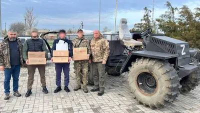 Самоходную машину, тёплую одежду, продукты отправили бойцам СВО со Ставрополья