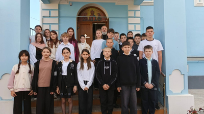 В храме Казанской иконы Божией Матери села Татарка состоялась экскурсия школьников.