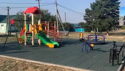 Ещё в одной ставропольской станице благоустроили детскую площадку
