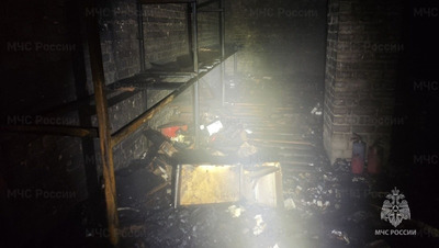 Пожар на складе потушили в Пятигорске