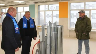 Ремонт школы №2 в селе Александровском выполнен на 87%