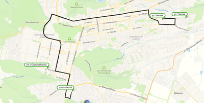 В Ставрополе возобновляет работу маршрут №21м новая схема