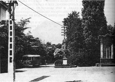 Проспект К. Маркса. Слева виден угол Совнархоза