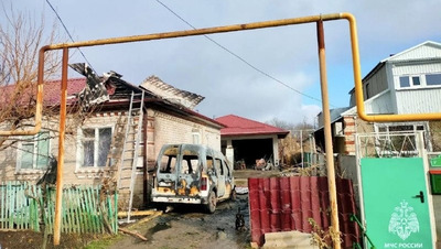 Автомобиль мог стать причиной пожара в посёлке Ставропольского края