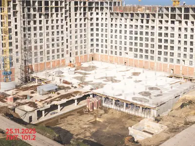 Ход строительства в ЖК Первый на декабрь 2025