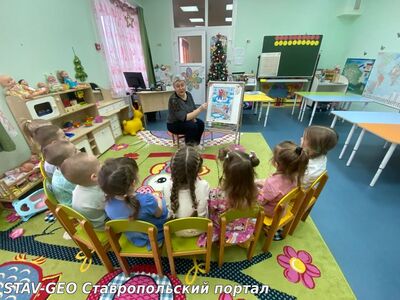 Детский сад №34 С детьми средней группы № 11 было проведено занятие на тему Безопасность зимой