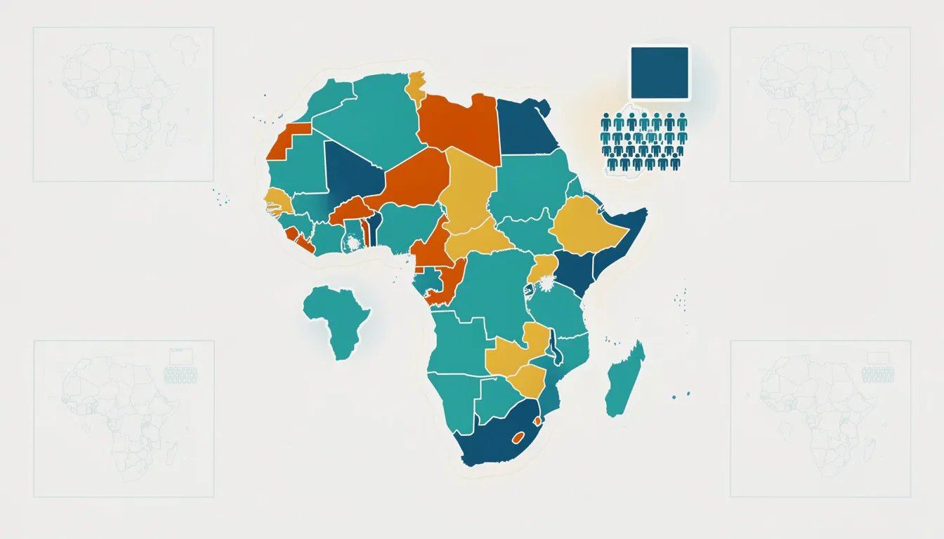 Крупнейшие страны Африки по территории и населению