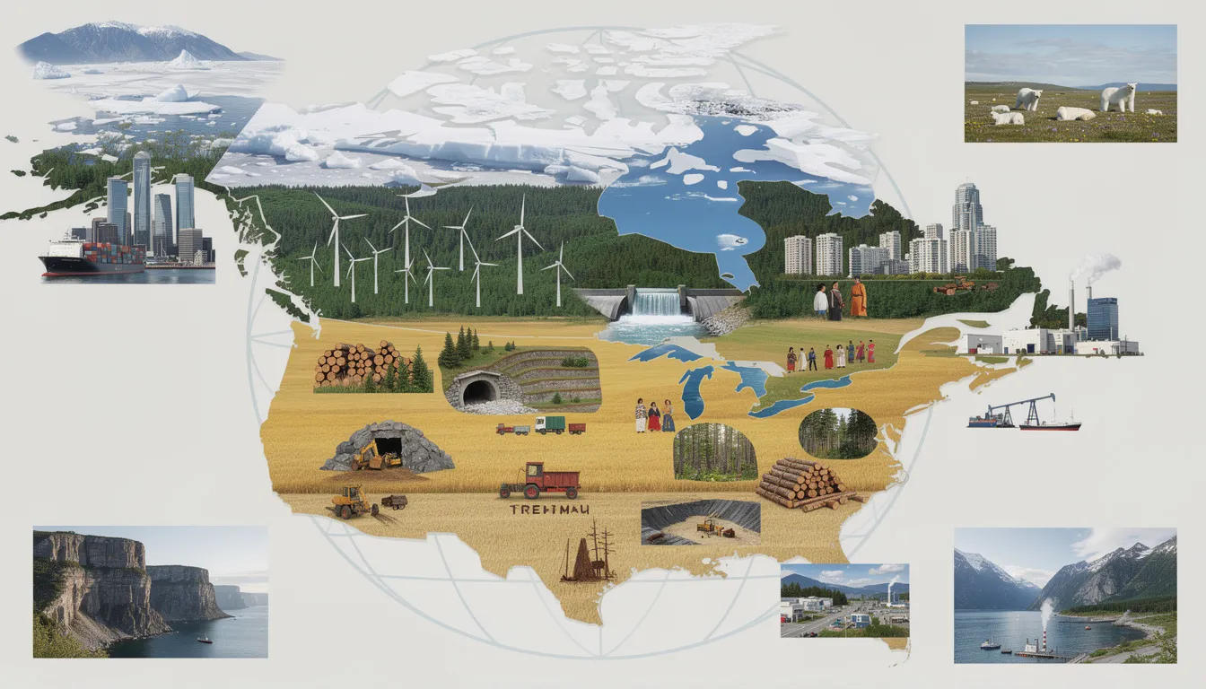 География Канады 11 класс: ЭГП, ресурсы, население, хозяйство, проблемы