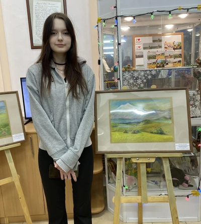 Юная художница Шпаковского округа вошла в число победителей I краевого конкурса изобразительного искусства