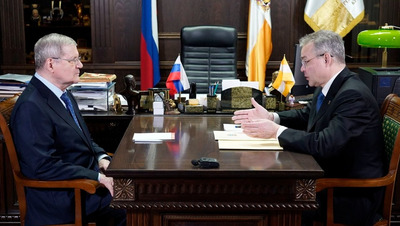 Юрий Чайка обсудил реализацию нацпроектов с главой Ставрополья