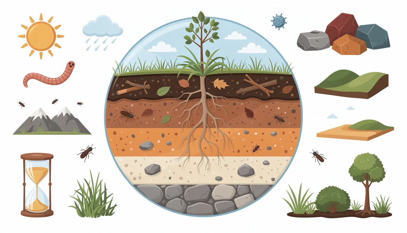 Почва — особый компонент природы. Факторы образования почв