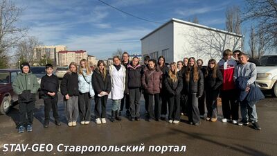 МБОУ СОШ №20 Ветеринария и биотехнологии: 8Е и 7М в Ставропольском Аграрном университете