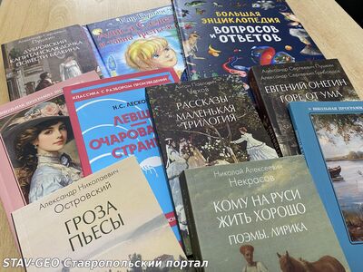 Партийцы Курского округа приняли участие в десятой Всероссийской акции «Дарите книги с любовью»