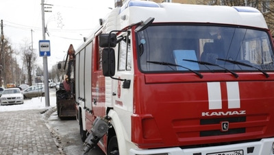 В Георгиевске утром загорелась кровля жилого дома