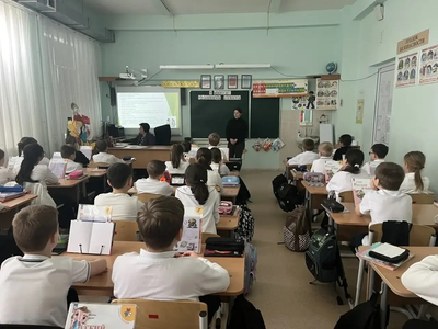 МБОУ СОШ №20 в третьем классе был не просто урок, а настоящая беседа по душам.