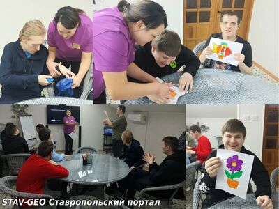 В Шпаковском центре социального обслуживания прошло занятие по социально-психологической реабилитации