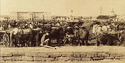 9 марта 1854 года в Ставрополе впервые открылась весенняя ярмарка, собравшая жителей разных регионов.