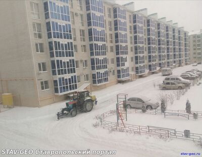 День за днем Уборка снега