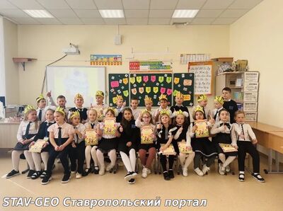 МБОУ СОШ №25 В 1 «В» классе состоялось праздничное прощание с азбукой.