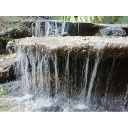 Травертиновый водопад в Татарском городище, Ставропольский край