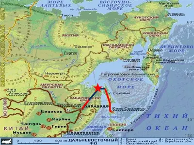 География 9 класс Дальний Восток. Географическое положение