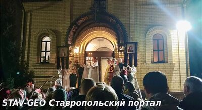 Пасха в «Гармонии»: жители встретили праздник в храме