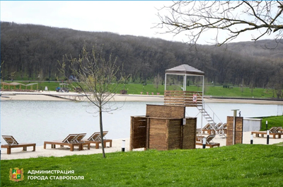 Специалисты приступили к подготовке Комсомольского пруда в Ставрополе к купальному сезону