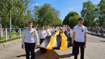 Шествие с 81-метровой георгиевской лентой проведут в Предгорье к 9 Мая