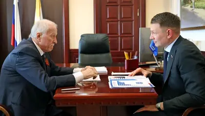 Великдань обсудил с Двойных развитие АПК и мелиорации в Ставрополье